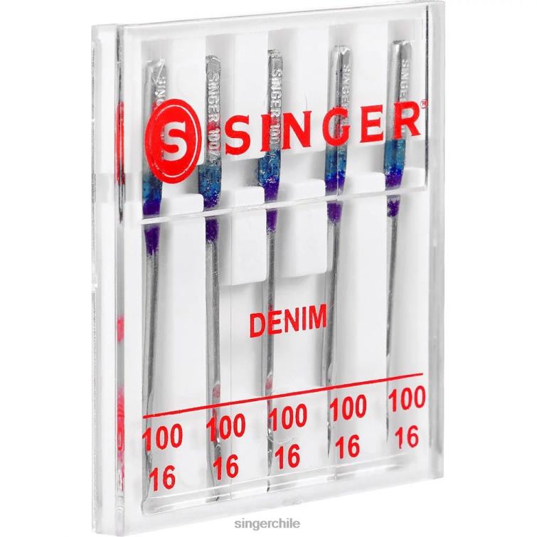 SINGER agujas de mezclilla, tamaño 100/16 accesorios 860BJ88