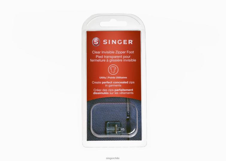 SINGER Pie de cremallera invisible para máquinas de coser y bordar serie se91 accesorios 860BJ105