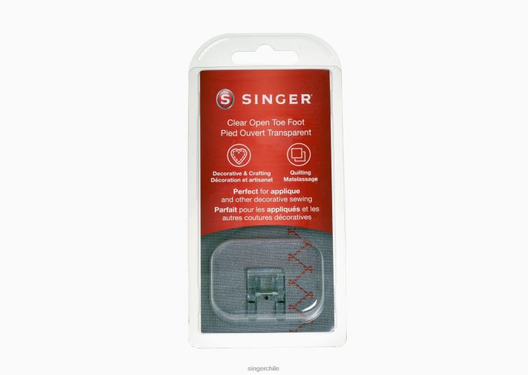 SINGER Prensatelas transparente con punta abierta para máquinas de coser y bordar serie se91 accesorios 860BJ137