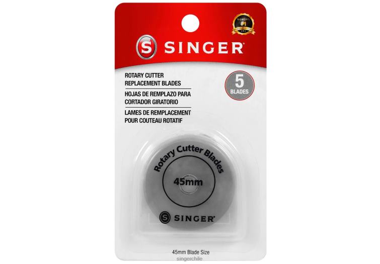 SINGER Cuchillas de repuesto para cortador rotativo ProSeries, 5 unidades accesorios 860BJ161