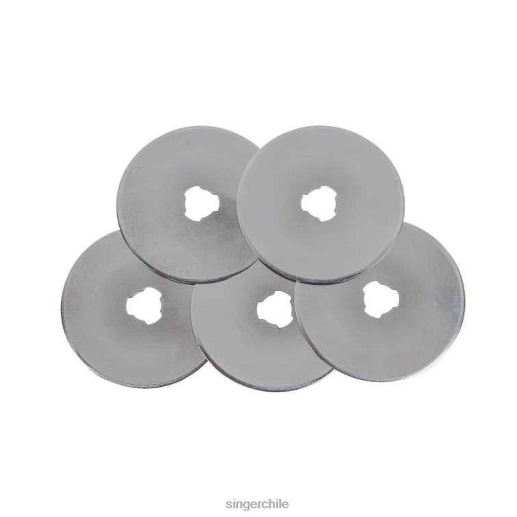 SINGER Cuchillas de repuesto para cortador rotativo ProSeries, 5 unidades accesorios 860BJ161