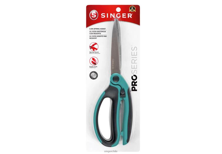 SINGER Tijera con resorte proseries de 9,5" con agarre cómodo accesorios 860BJ162
