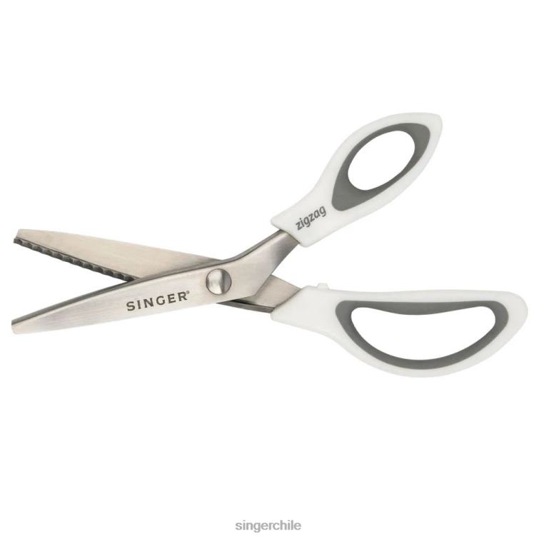 SINGER Tijeras dentadas de 9" con agarre cómodo, tijeras en zigzag de acero inoxidable accesorios 860BJ166