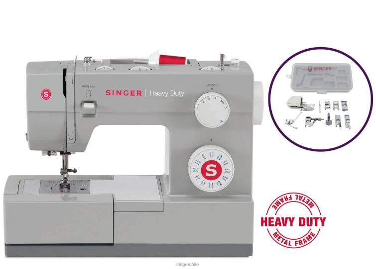 SINGER Paquete de máquina de coser y prensatelas 4423 de alta resistencia máquinas 860BJ20