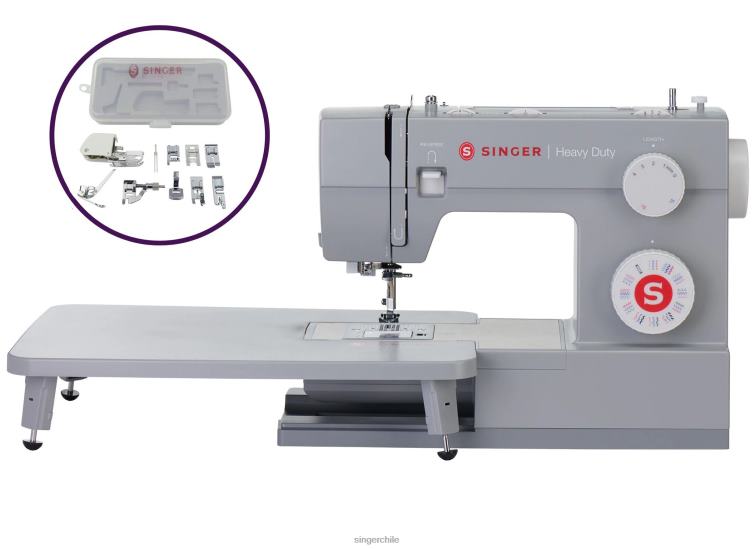 SINGER Paquete de máquina de coser y prensatelas 6380 de alta resistencia máquinas 860BJ23