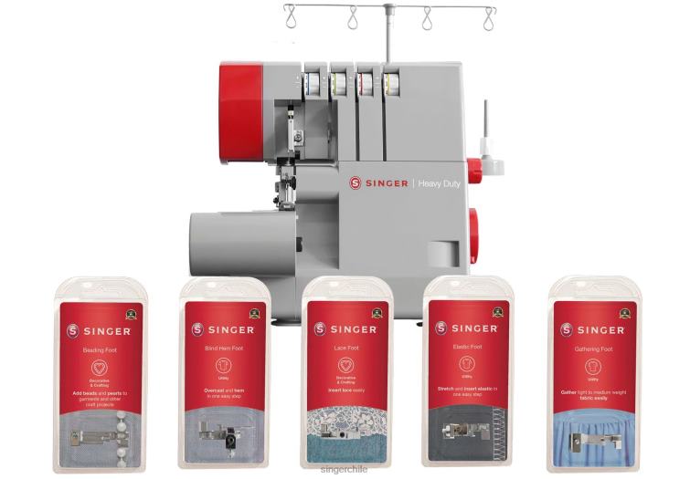 SINGER hd0450s paquete de prensatelas y serger de alta resistencia máquinas 860BJ19